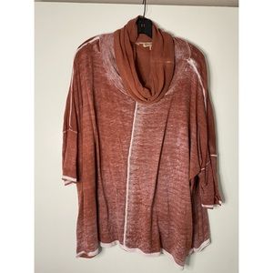 Rustic maroon color top